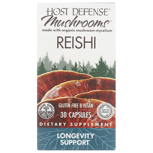 Dietary Supplements Host Defense Reishi Capsules - hero