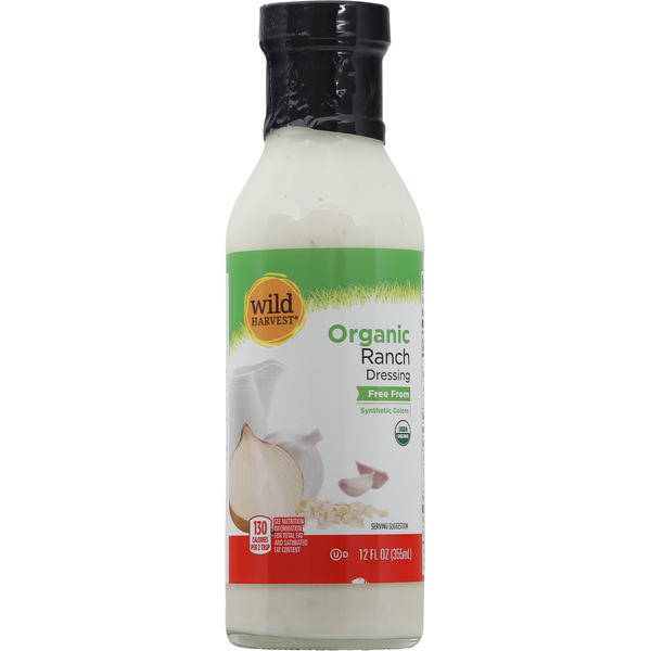 Salad Dressing & Toppings Wild Harvest Dressing, Organic, Ranch hero