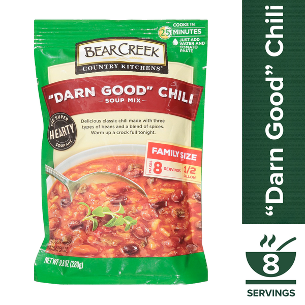 Soup, Broth & Bouillon Bear Creek Country Kitchens Darn Good Chili Soup Mix hero