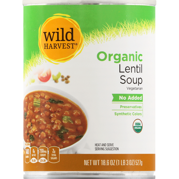 Soup, Broth & Bouillon Wild Harvest Lentil Soup, Organic hero