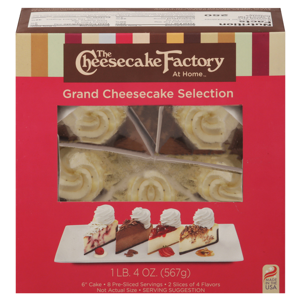 Bakery Desserts The Cheesecake Factory Cheesecake, Grand Selection, 6 Inch hero