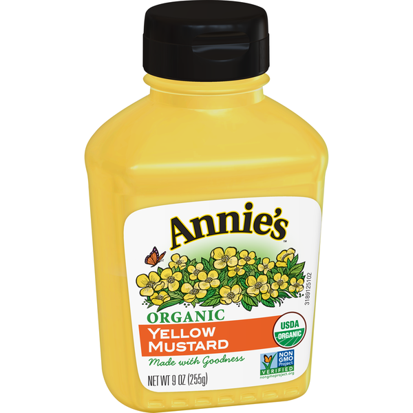 Condiments Annie's Organic Yellow Mustard hero