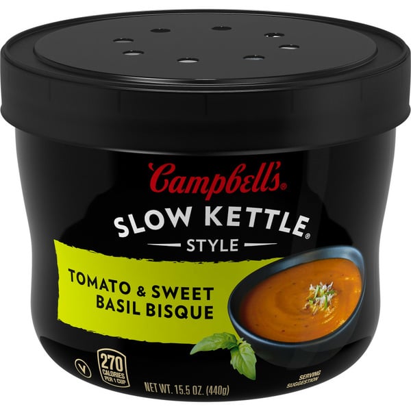 Soup, Broth & Bouillon Campbell's Tomato & Sweet Basil Bisque hero