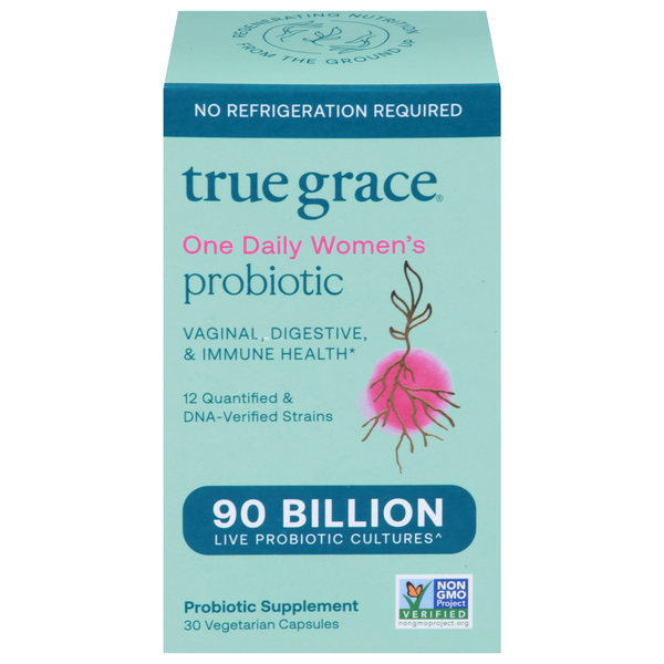 Vitamins & Supplements True Grace Probiotic, Vegetarian Capsules hero