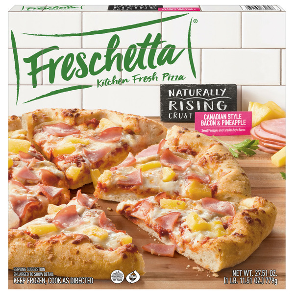 Frozen Pizza Freschetta Canadian Bacon and Pineapple Naturally Rising Crust Frozen Pizza hero