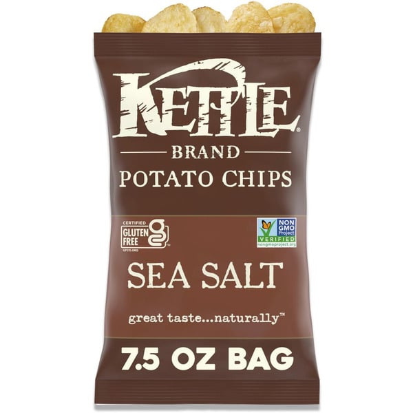 Chips & Pretzels Kettle Brand Sea Salt Kettle Potato Chip hero