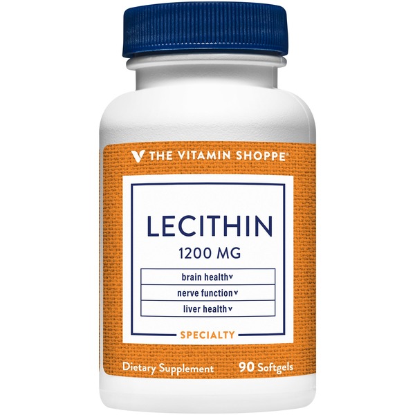 Fish Oil & Omegas The Vitamin Shoppe Lecithin - 1,200 MG (90 Softgels) hero