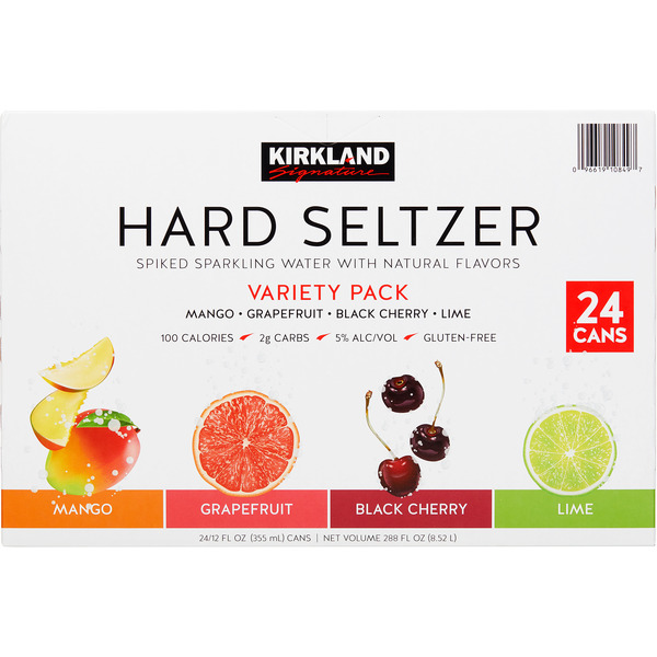 Kirkland Signature Kirkland Signature Hard Seltzer, 24 x 12 fl oz hero