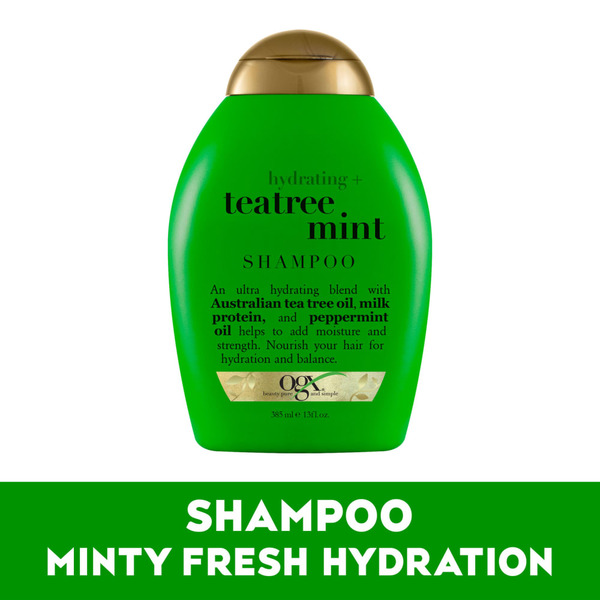 Hair Care OGX Hydrating + Tea Tree Mint Invigorating Scalp Shampoo hero