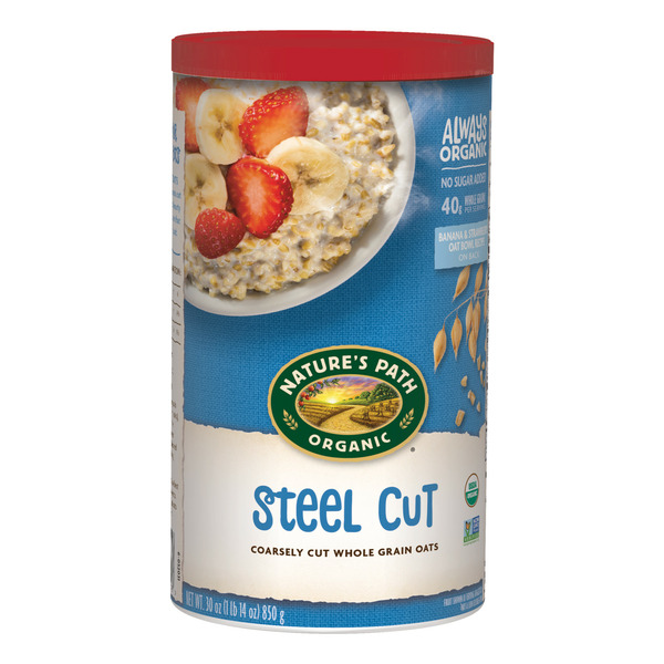 Hot Cereal & Pancake Mixes Nature's Path Steel Cut Oats Oatmeal hero