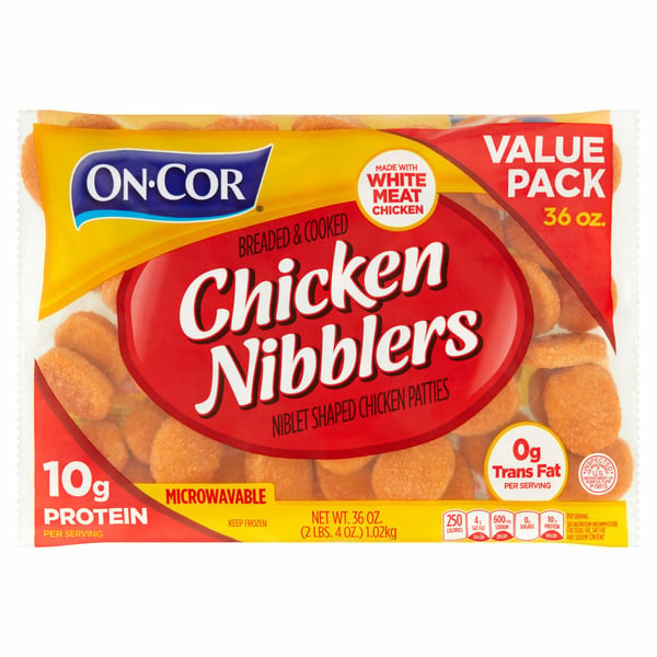 Packaged Poultry On-cor Breaded & Cooked Chicken Nibblers hero