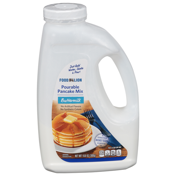 Hot Cereal & Pancake Mixes Food Lion Pourable Buttermilk Pancake Mix hero