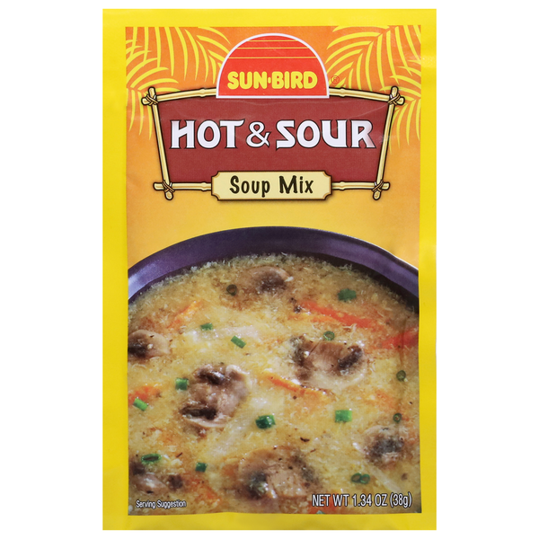 Asian Foods Sun-Bird Soup Mix, Hot & Sour hero