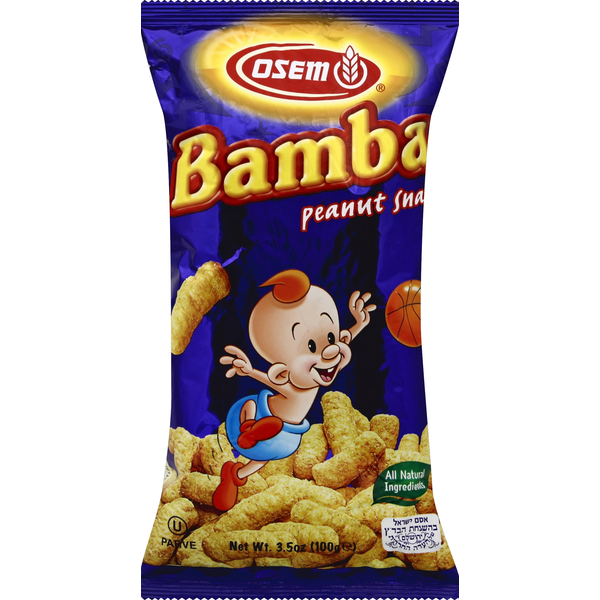 Kosher Foods Osem Peanut Snacks, Bamba hero