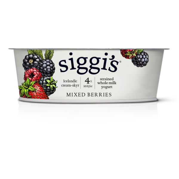 Yogurt Siggi's Whole Milk Mixed Berries hero