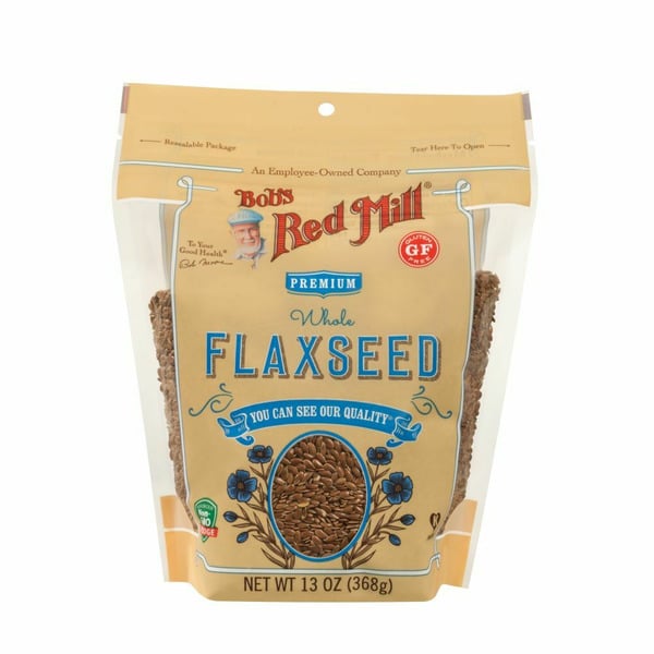 Baking Ingredients Bob's Red Mill Whole Brown Flaxseed, Raw hero