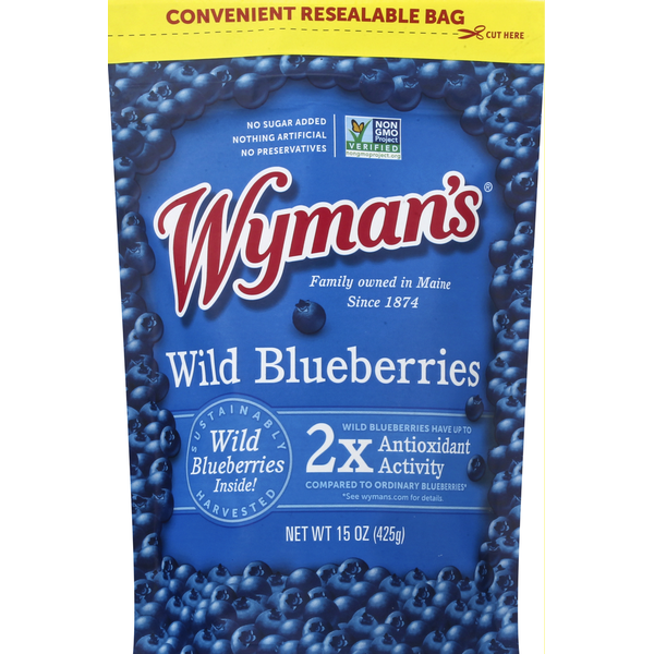 Frozen Fruit & Juice Wyman's Wild Blueberries hero