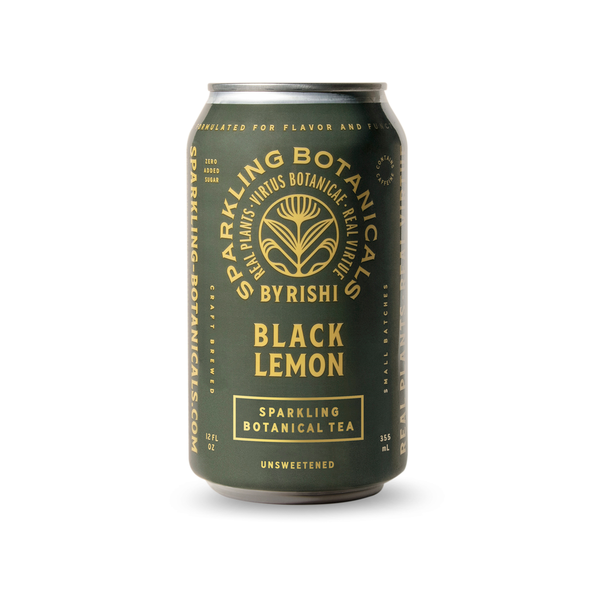 Rishi Tea & Botanicals Sparkling Botanicals, Black Lemon hero