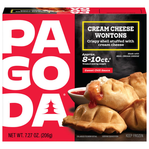 Frozen Appetizers & Sides Pagoda Cream Cheese Wontons hero