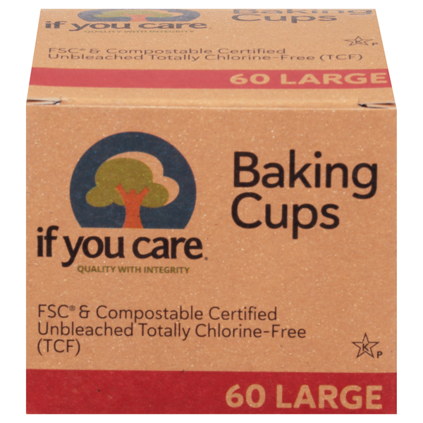 Food Storage If You Care Certified Compostable Large Baking Cups hero