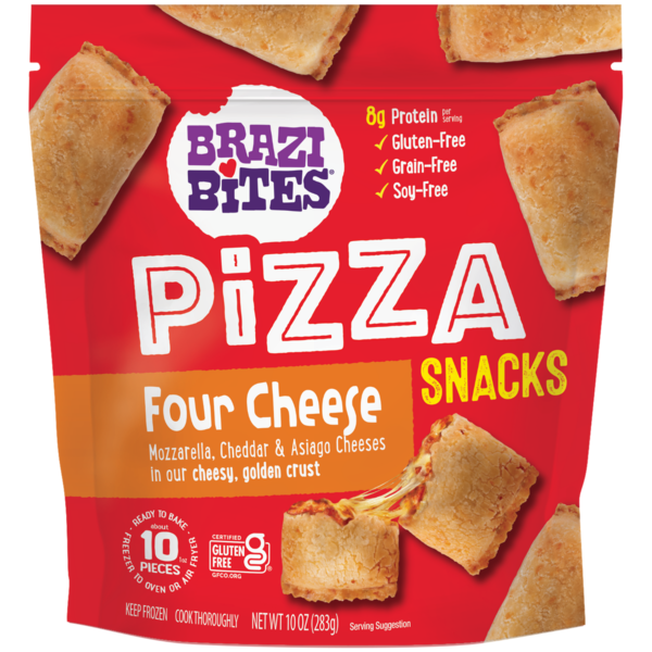 Frozen Pizza Brazi Bites Four Cheese Pizza Snacks hero