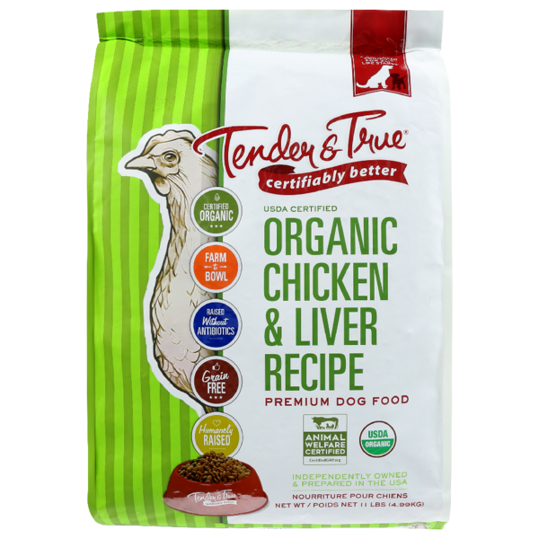 Dog Food & Care Tender & True Organic Chicken & Liver Recipe – Dog – 11Lb. hero