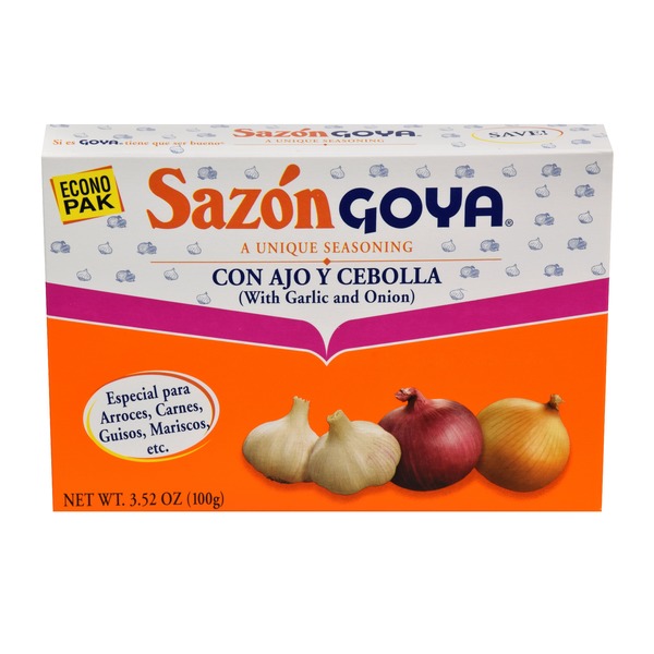 Latino Foods Goya Sazon Seasoning, with Garlic and Onion, Econo Pak hero