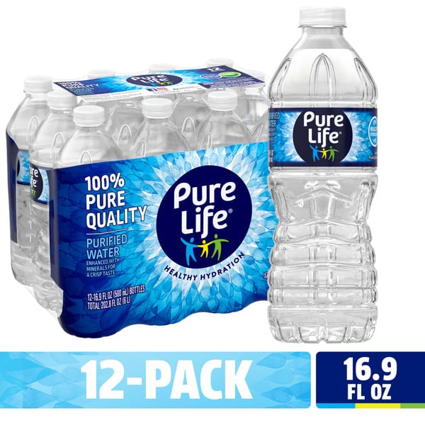 Water, Seltzer & Sparkling Water Pure life Purified Water hero