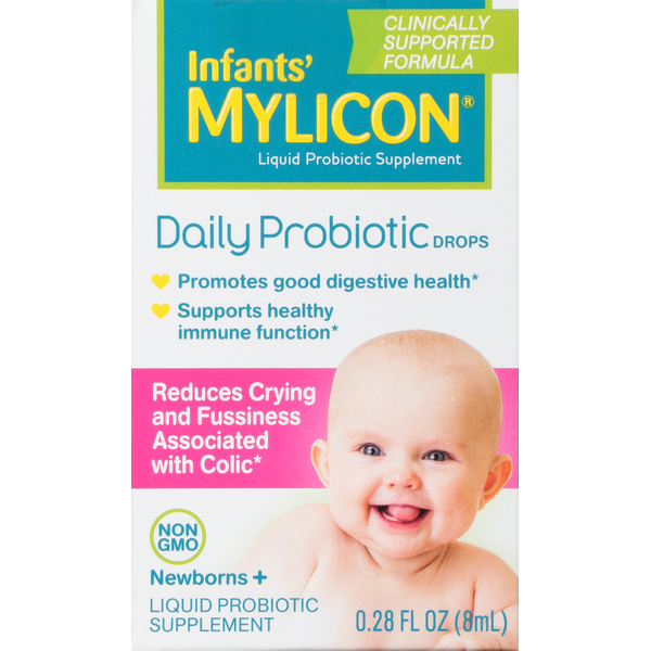 Baby Food & Formula Mylicon Daily Probiotic Drops, Newborns+ hero