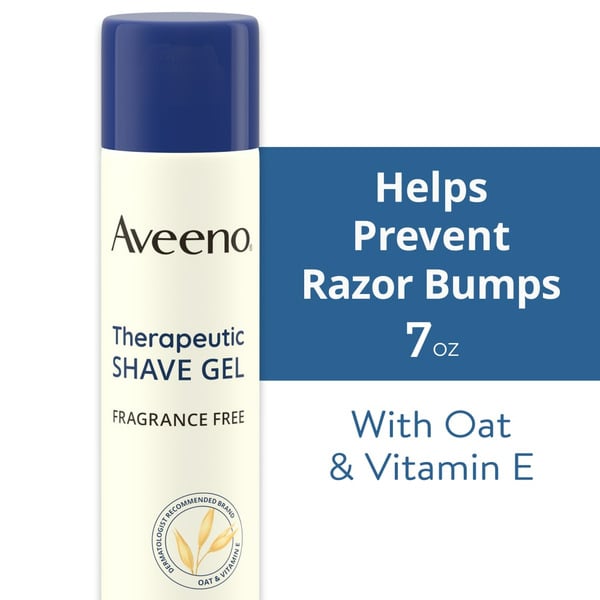 Shave Needs Aveeno Therapeutic Shave Gel With Oat & Vitamin E, For Dry Skin hero