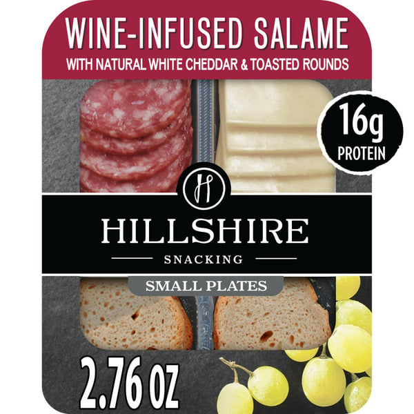 Lunch & Snack Packs Hillshire Farm Small Plates, Wine-Infused Salame with White Cheddar Cheese hero