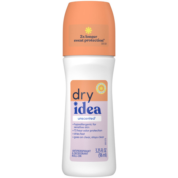 Deodorants Dry Idea AdvancedDry Unscented Antiperspirant Deodorant Roll-on hero