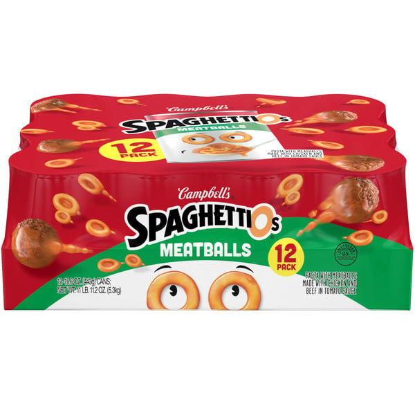 Frozen Meals Campbell's Canned Pasta With Meatballs hero