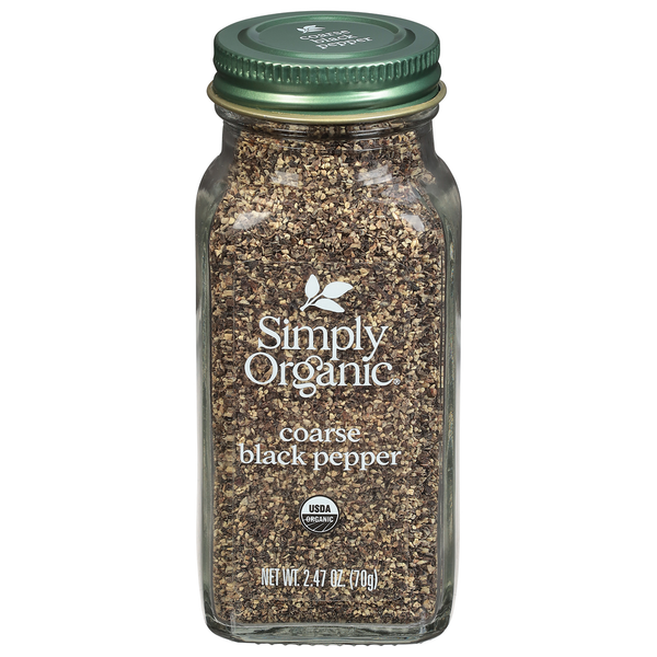 Spices & Seasonings Simply Organic Black Pepper, Coarse hero