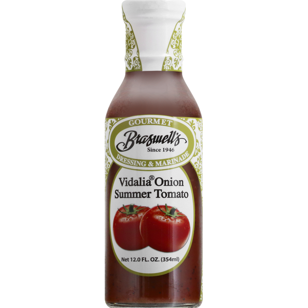 Salad Dressing & Toppings Braswell's Dressing & Marinade, Vidalia Onion Summer Tomato hero