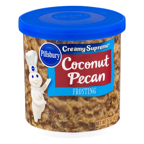 Baking Supplies & Decor Pillsbury Creamy Supreme Coconut Pecan Frosting hero