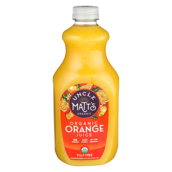 Juice & Nectars Uncle Matt's Organic Pulp Free, Orange Juice hero