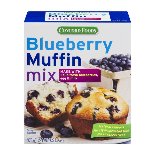 Instant Foods Concord Foods Blueberry Muffin Mix hero