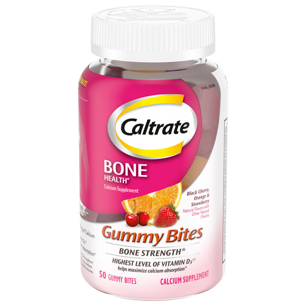 Vitamins & Supplements Caltrate Calcium and Vitamin D Supplement Gummy hero