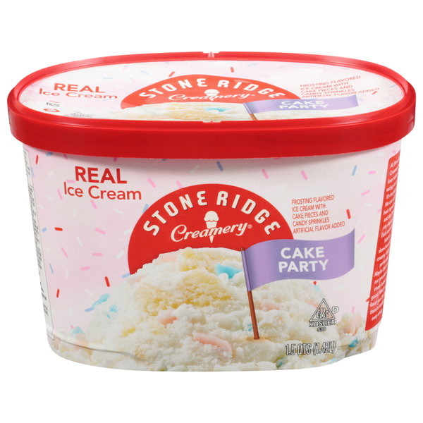 Ice Cream & Ice Stone Ridge Creamery Ice Cream, Cake Party, Real hero