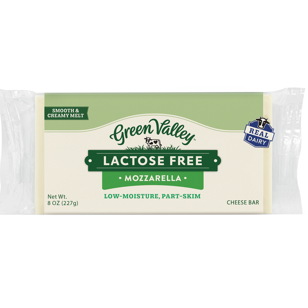 Packaged Cheese Green Valley Creamery Cheese Bar, Lactose Free, Mozzarella hero