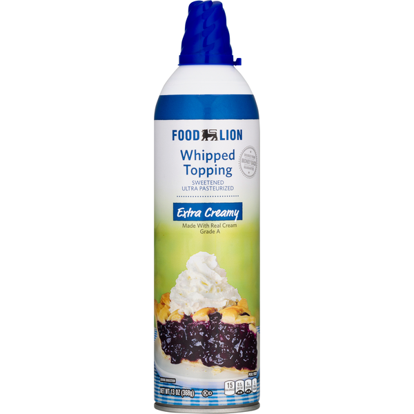 Cream Food Lion Extra Creamy Whipped Topping hero