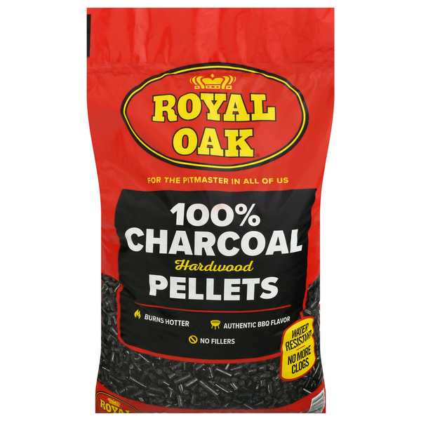 Garden Royal Oak Charcoal Pellets, 100%, Hardwood hero