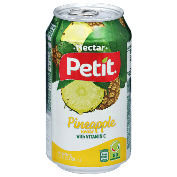 Juice & Nectars Petit Nectar, with Vitamin C, Pineapple hero