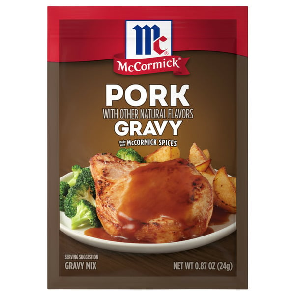 Marinades & Meat Preparation McCormick® Pork Gravy Seasoning Mix hero