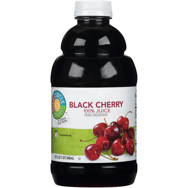 Juice & Nectars Full Circle All Natural 100% Black Cherry Juice hero