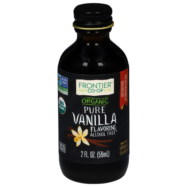 Baking Supplies & Decor Frontier Co-op Vanilla Flavoring, Organic, Pure hero