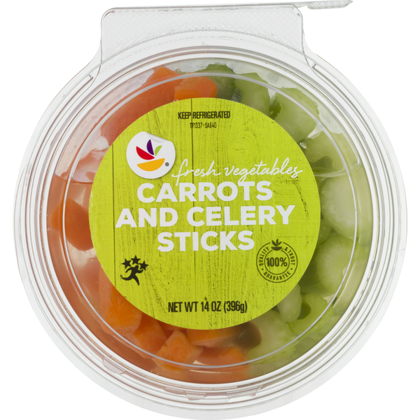 Packaged Vegetables & Fruits Store Brand Carrots and Celery Sticks, Fresh Vegetables hero