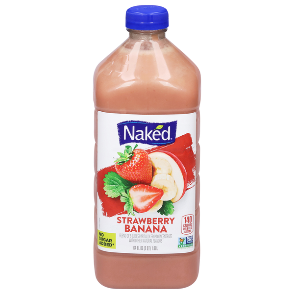 Refrigerated Naked Juice, Strawberry Banana hero