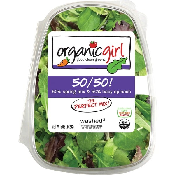 Fresh Vegetables Organic Girl 50/50! hero